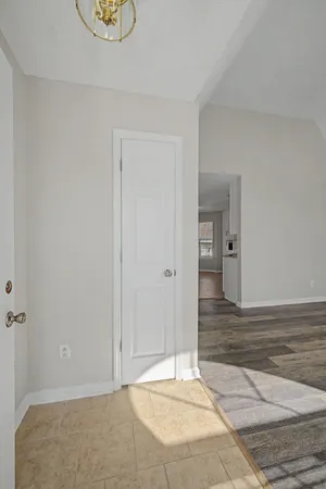 a view of an empty room