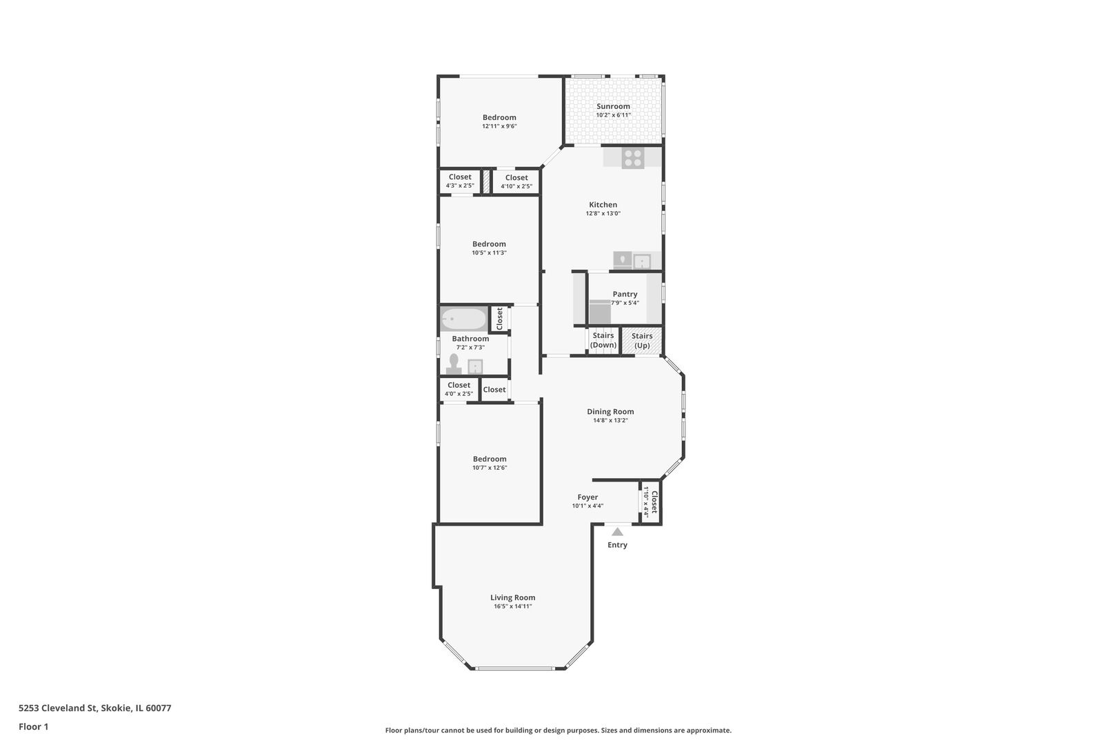 5253 Cleveland Street Skokie, IL 60077 - Photo 52 of 57 a picture of floor plan