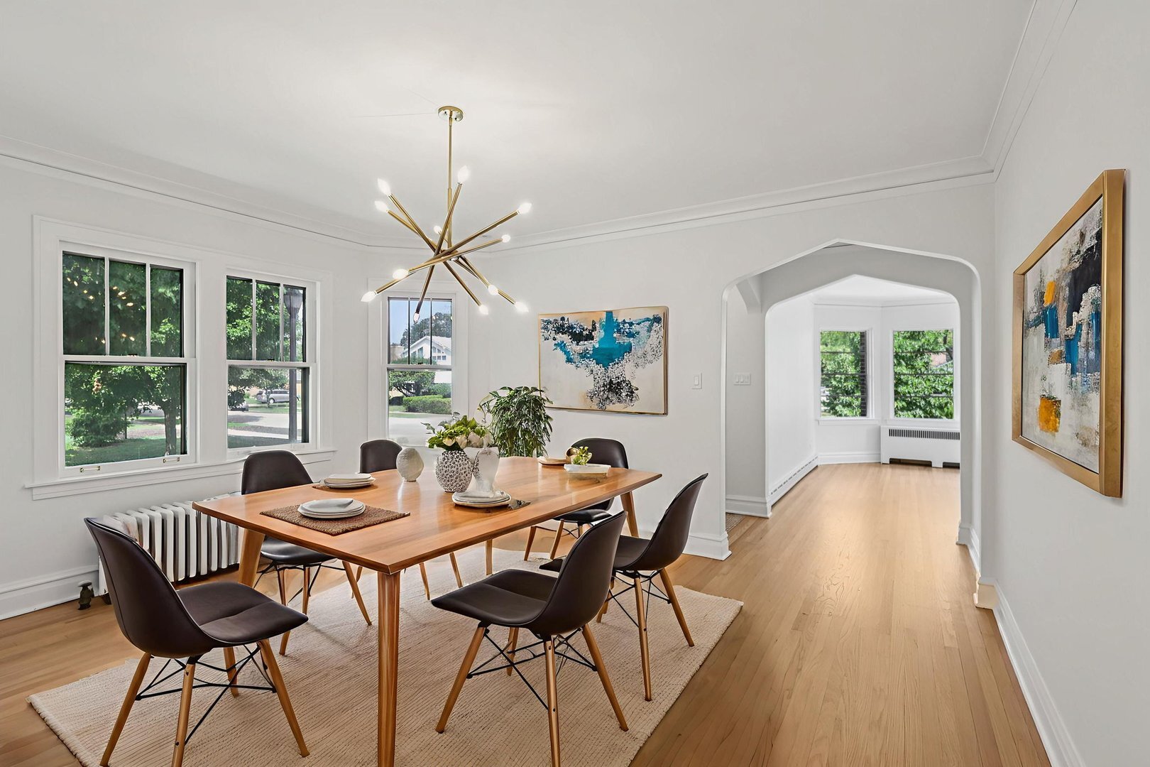 5253 Cleveland Street Skokie, IL 60077 - Photo 9 of 57 a dining room with furniture window wooden floor
