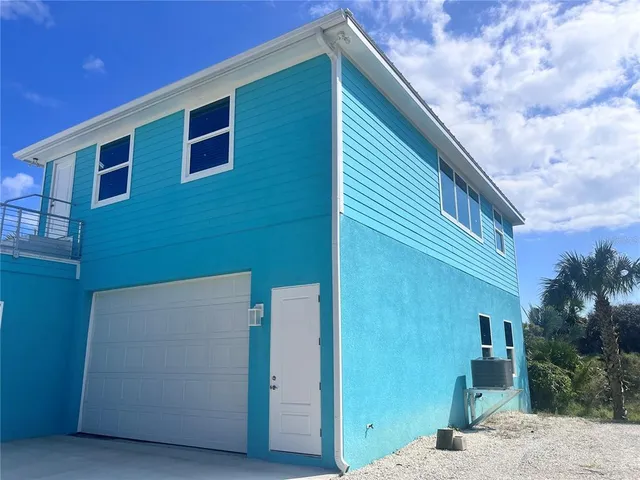 a backyard of a house