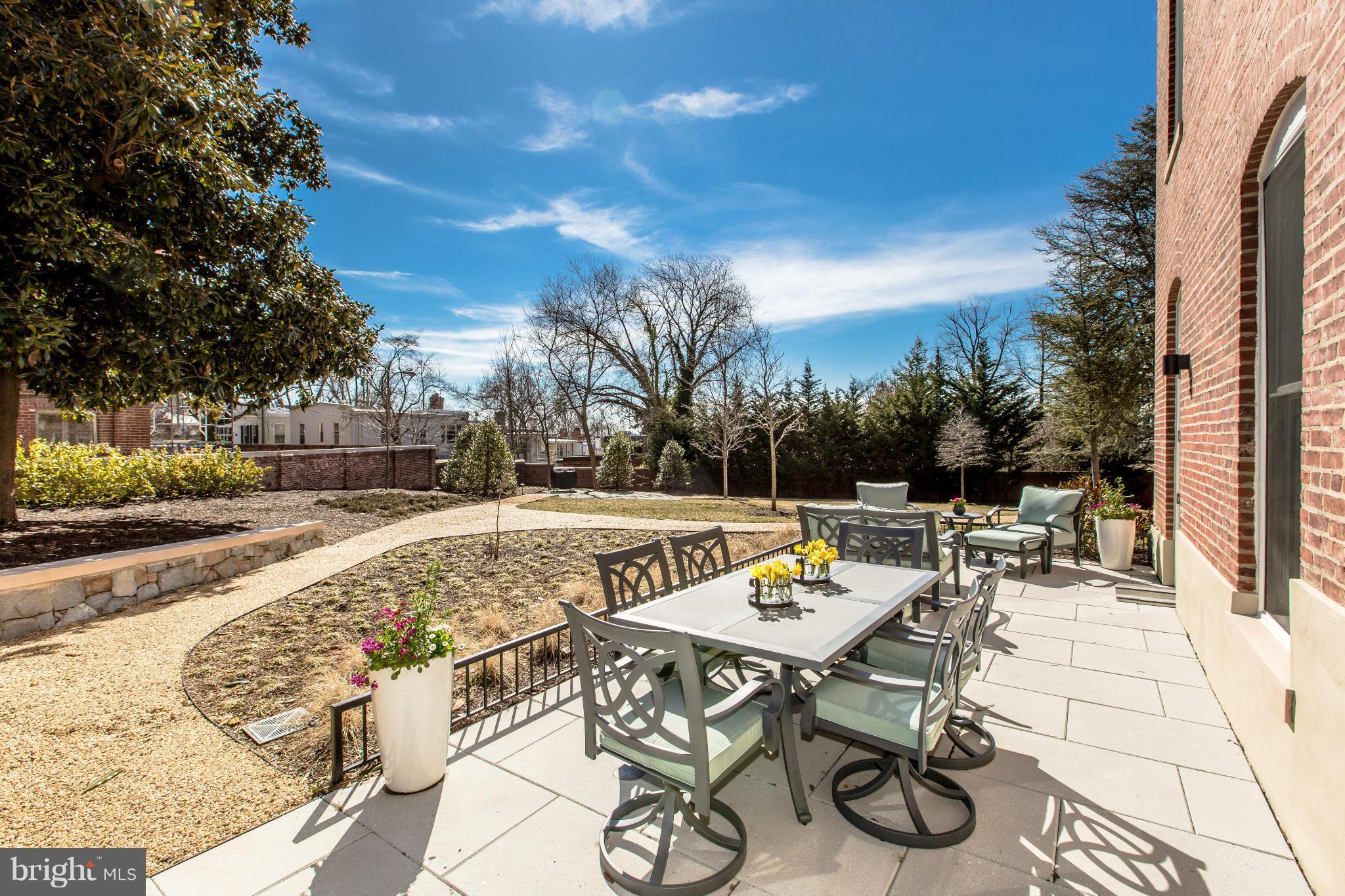 3052 R Street Northwest, Unit 104 Washington, DC 20007 - Photo 24 of 29 Expansive Walk-Out Terrace