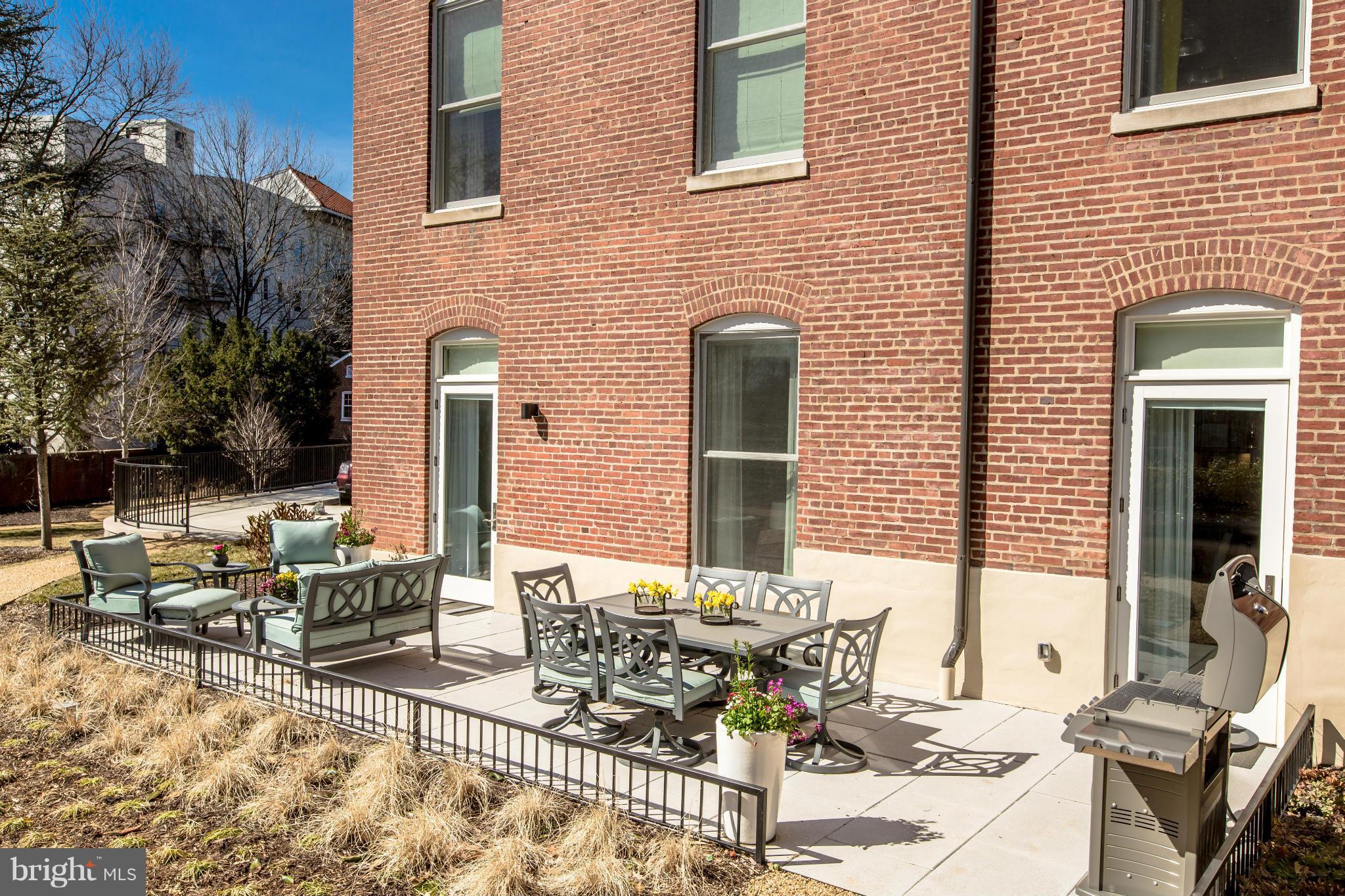 3052 R Street Northwest, Unit 104 Washington, DC 20007 - Photo 26 of 29 Expansive Walk-Out Terrace