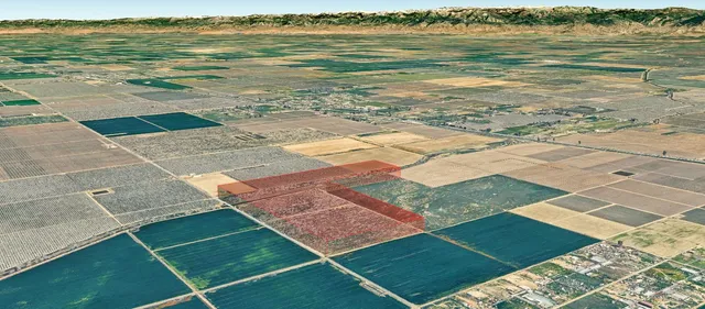 a view of an ocean and beach