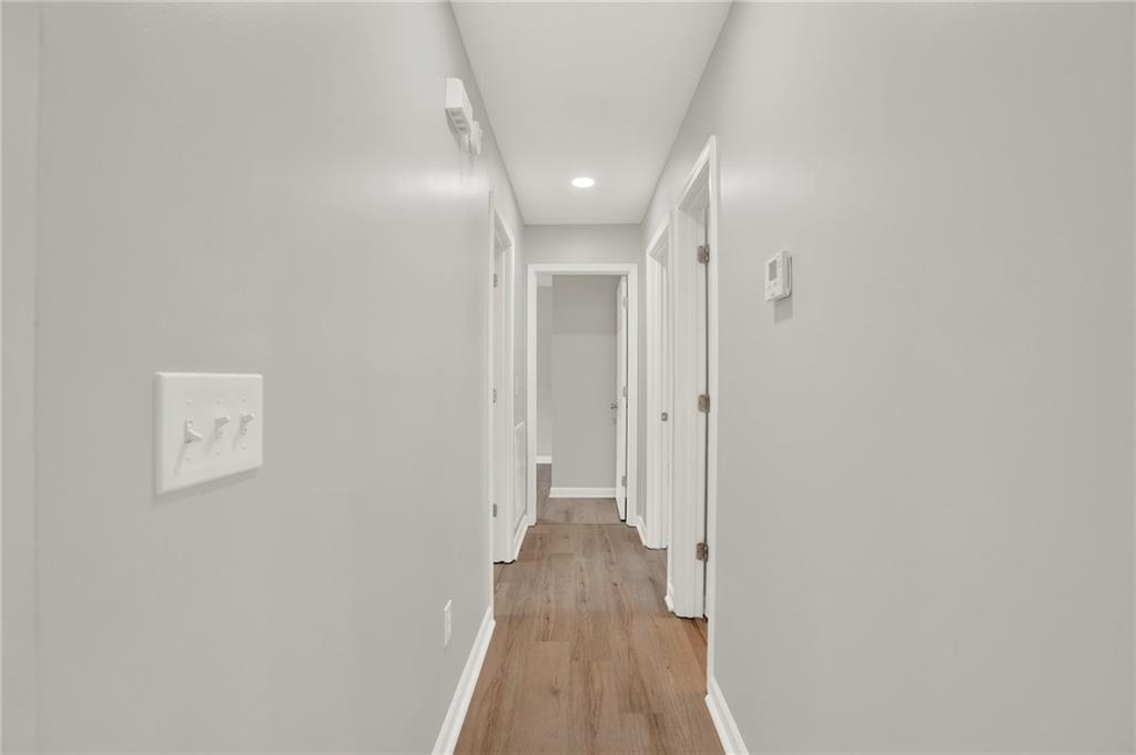 76 Picklesimer Road Southwest Cartersville, GA 30120 - Photo 21 of 43 a view of hallway with wooden floor