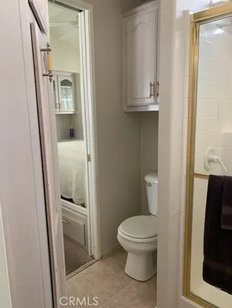 a bathroom with a toilet