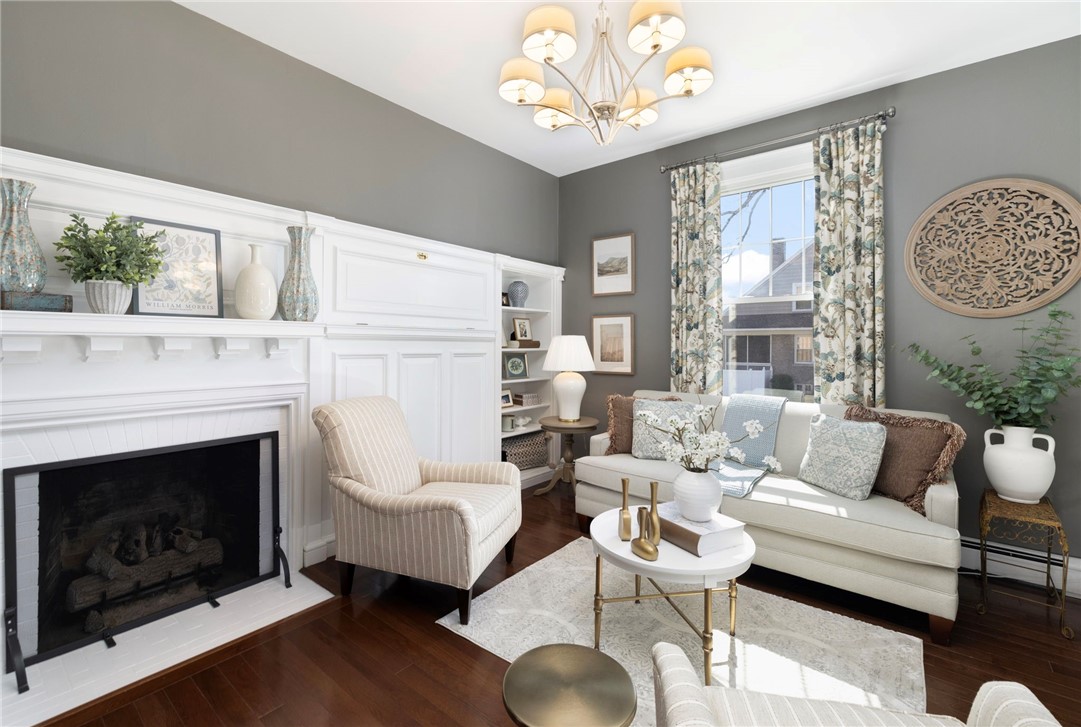 144 Woodland Road Woonsocket, RI 02895 - Photo 10 of 50 Den library room with fire place
