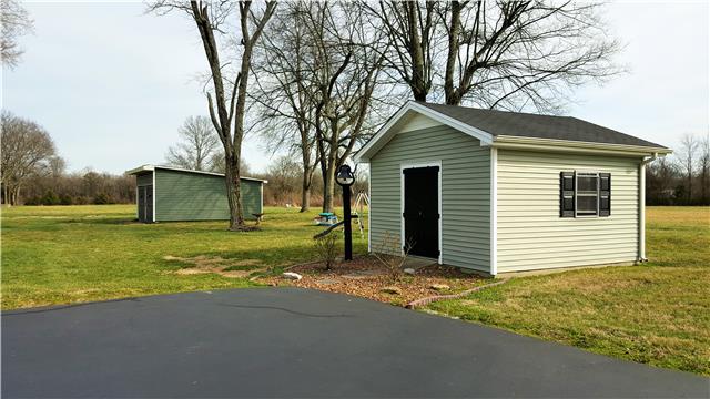 Storage shed #1, has cabinets and drawers for tools