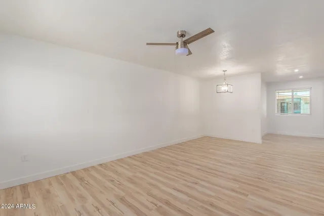 wooden floor in an empty room
