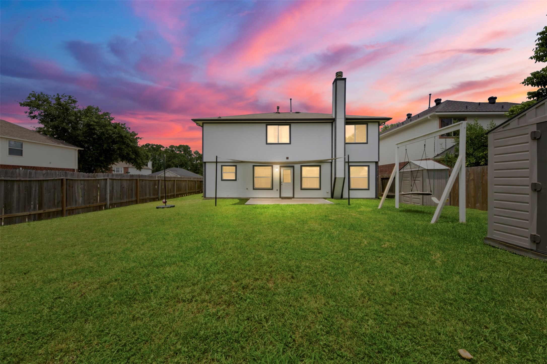 2446 Halstead Drive Spring, TX 77386 - Photo 33 of 45 Ready to have some fun in the backyard?