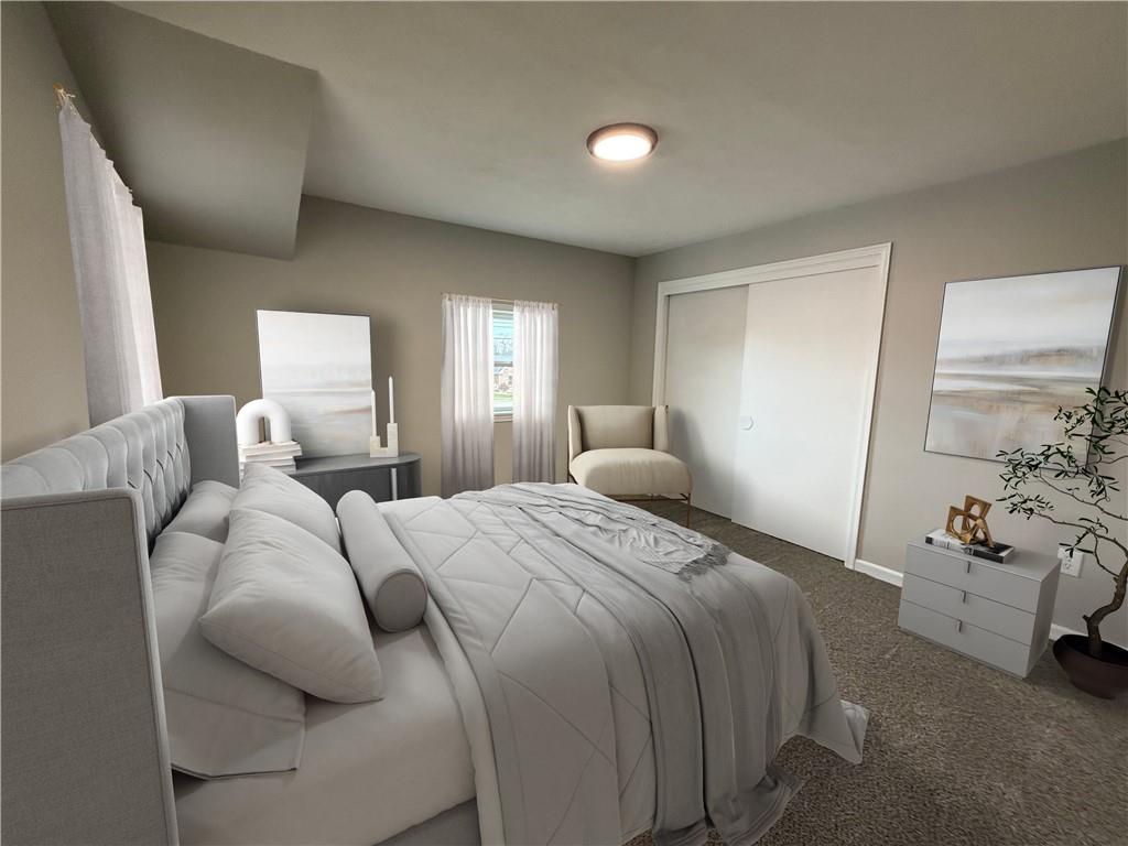 2026 Marshall Road Monaca, PA 15061 - Photo 13 of 30 a bedroom with a bed and a couch