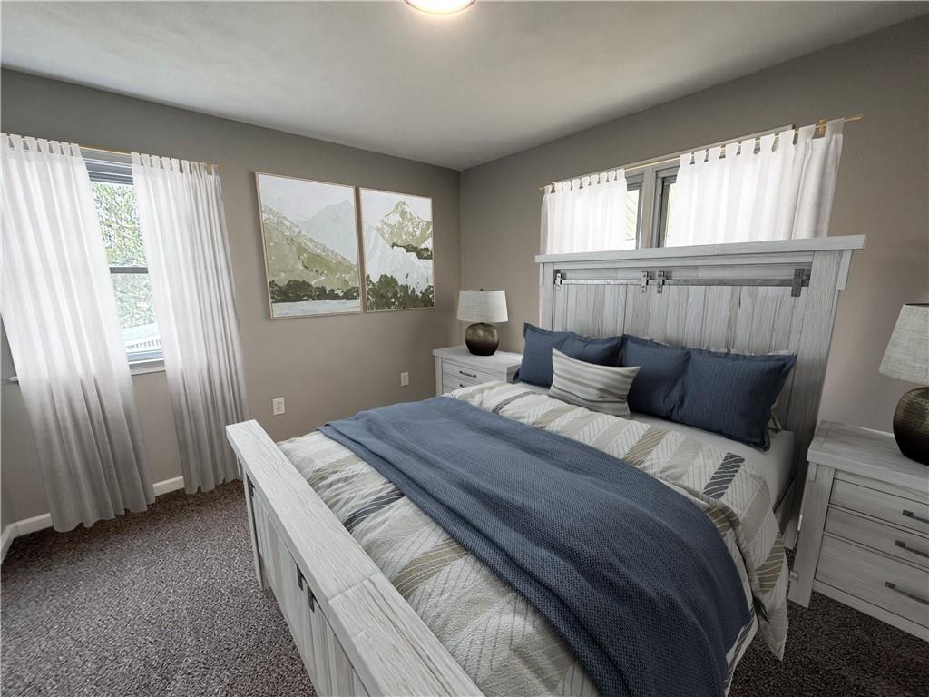 2026 Marshall Road Monaca, PA 15061 - Photo 15 of 30 a bed sitting in a bedroom next to a window