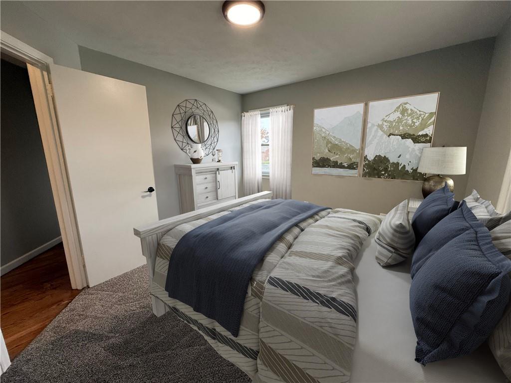 2026 Marshall Road Monaca, PA 15061 - Photo 16 of 30 a bedroom with a bed and a window