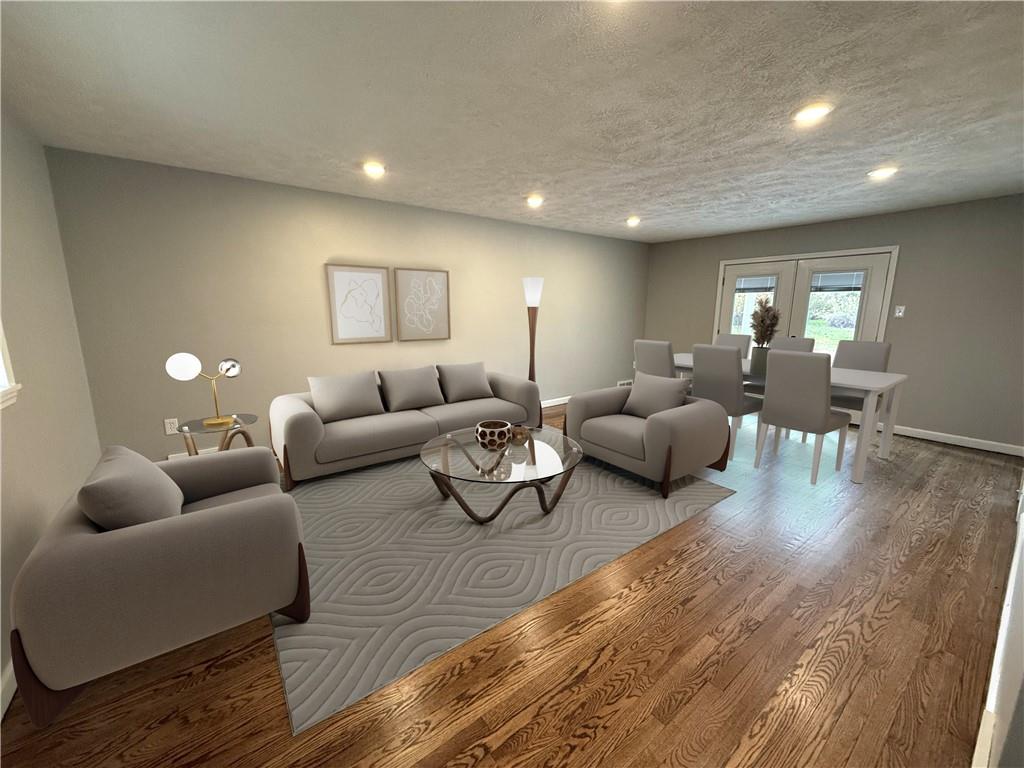 2026 Marshall Road Monaca, PA 15061 - Photo 6 of 30 a living room with furniture and wooden floor