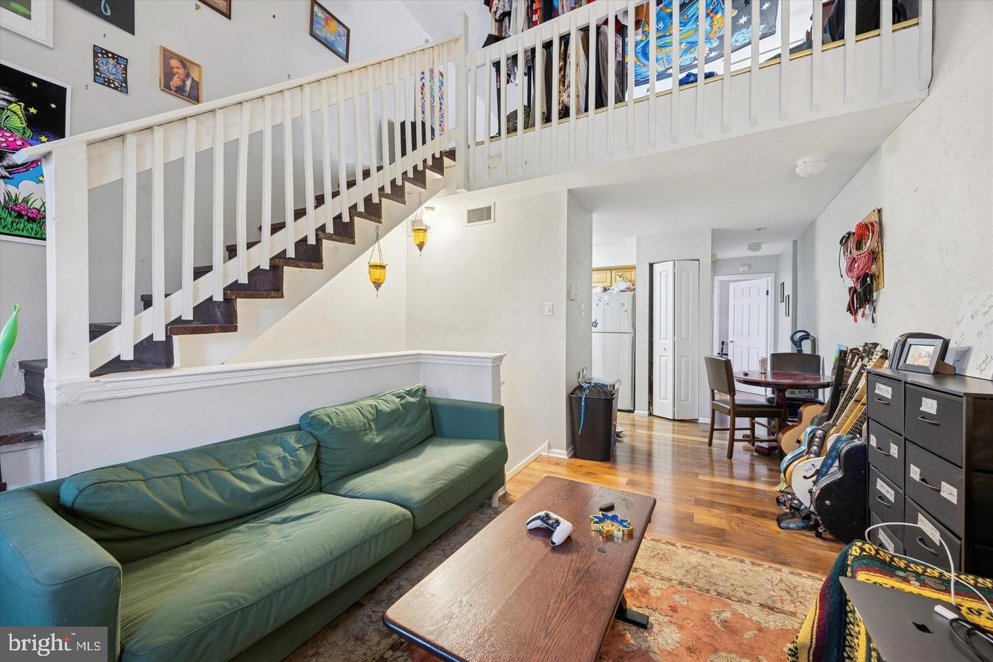 1228 South 2nd Street Philadelphia, PA 19147 - Photo 26 of 35 a living room with furniture with wooden floor
