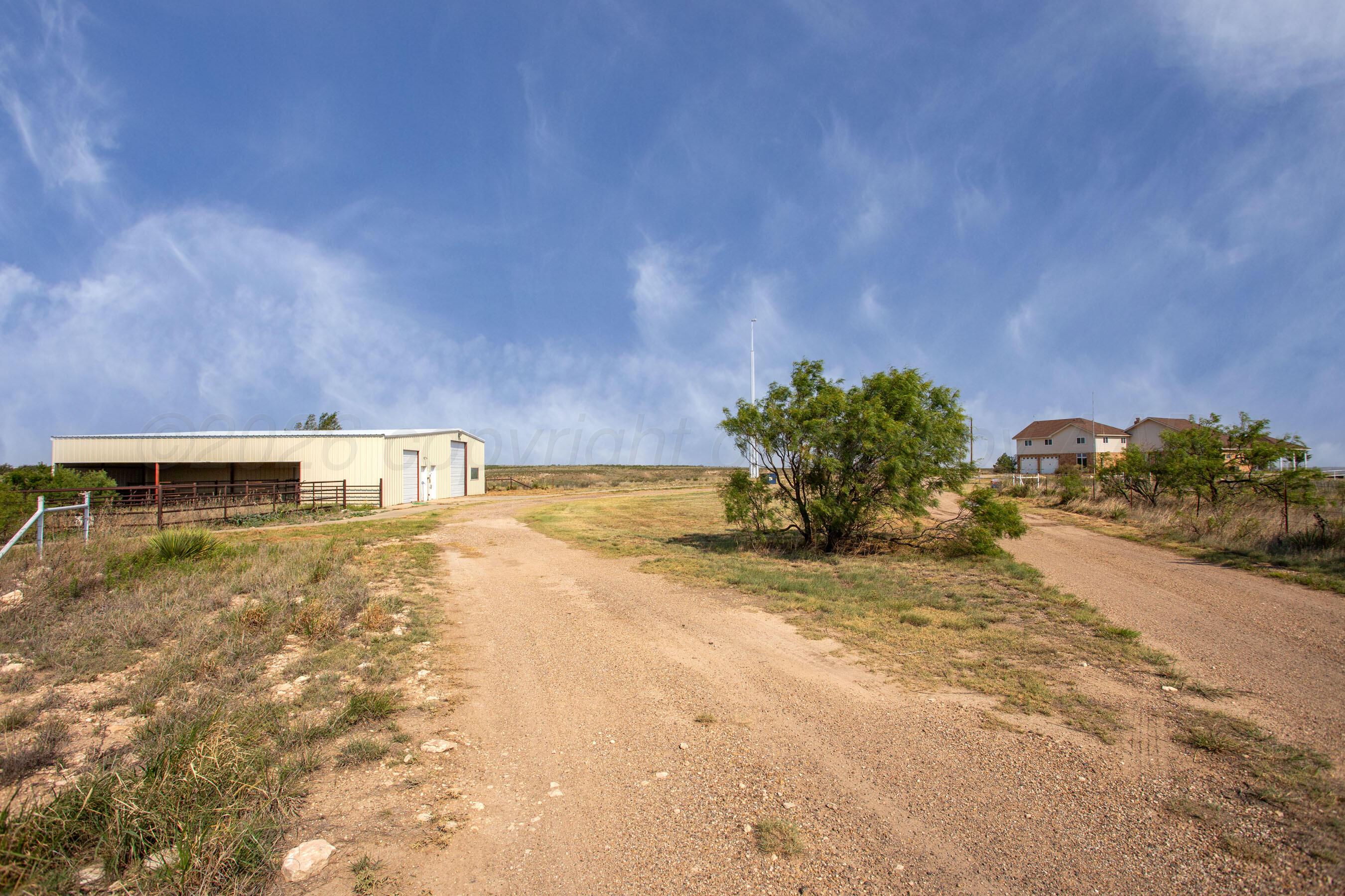 70 Stonebridge Gate Road Amarillo, TX 79124 - Photo 44 of 52 Driving up to house and shop/barn