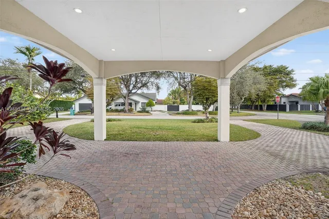 a view of porch with seating area