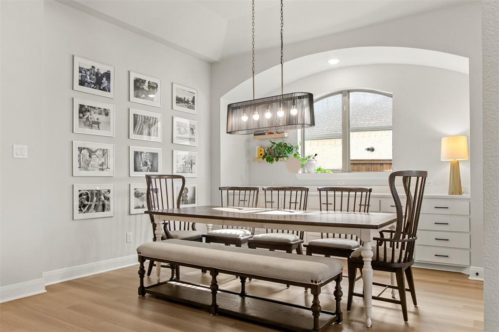 2708 Darlington Road Northlake, TX 76226 - Photo 20 of 40 a view of a dining room with furniture window and wooden floor