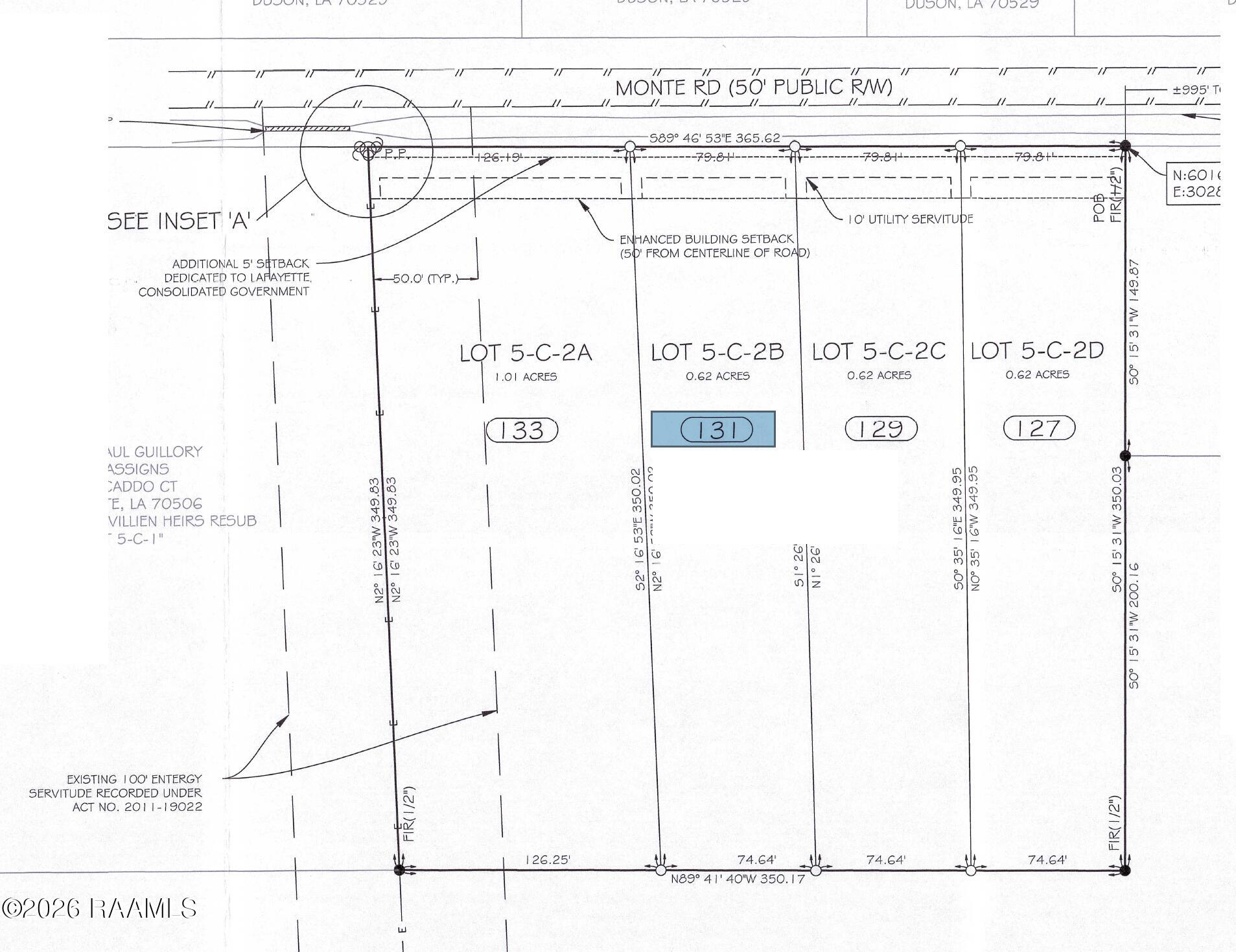 Tbd Monte Road, Unit LOT 3 Duson, LA 70529 - Photo 5 of 5 Plat
