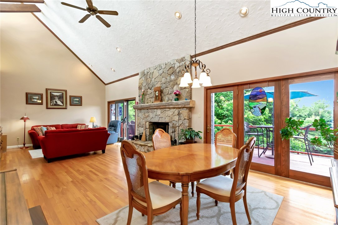 314 Heather Street Boone, NC 28607 - Photo 11 of 50 a view of a dining room with furniture window and wooden floor