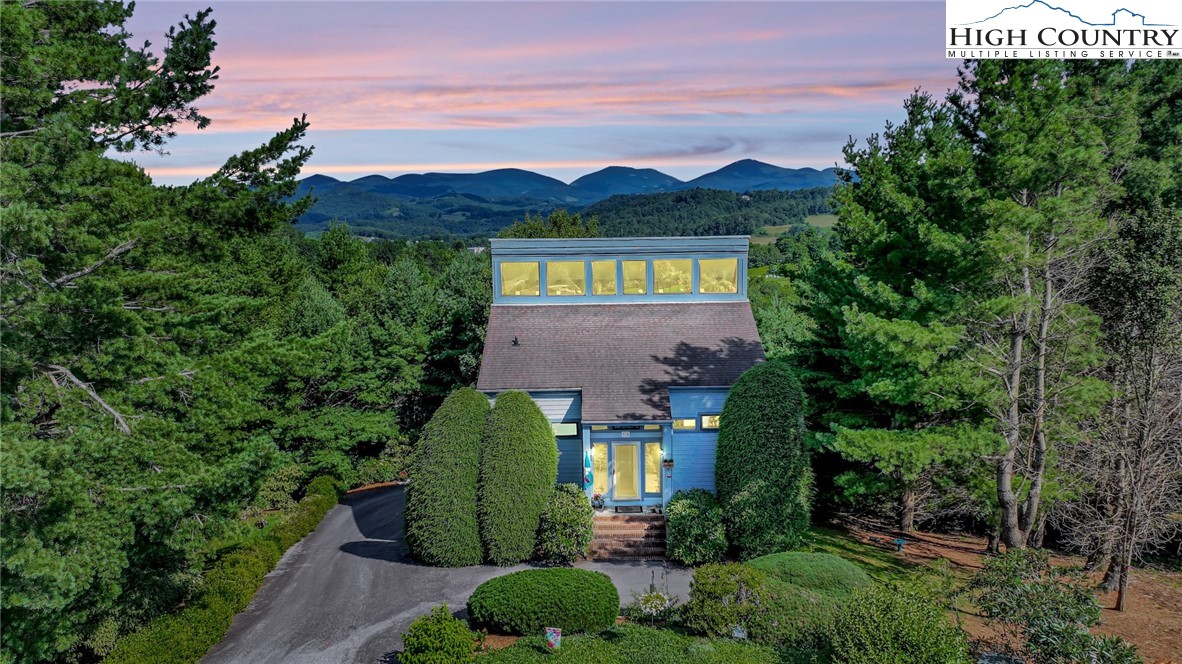 314 Heather Street Boone, NC 28607 - Photo 39 of 50 a view of a house with a yard and a large tree center with potted plants