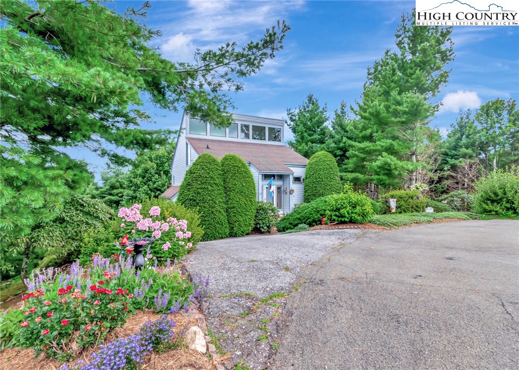 314 Heather Street Boone, NC 28607 - Photo 40 of 50 a view of a garden with a pathway