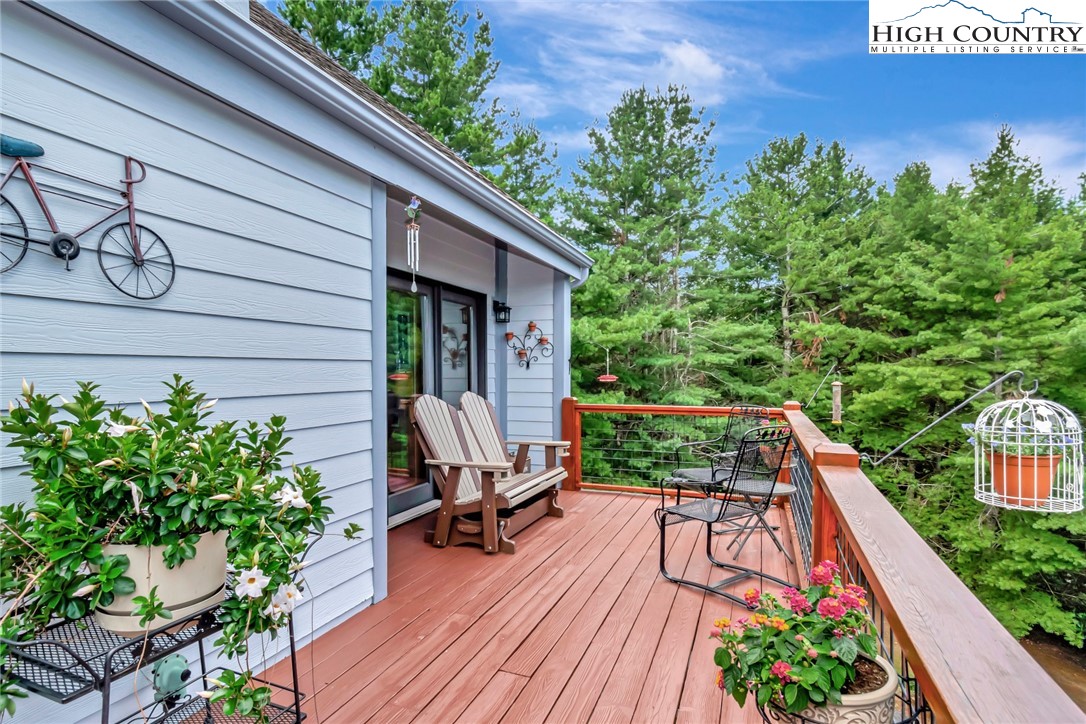 314 Heather Street Boone, NC 28607 - Photo 46 of 50 a view of deck with furniture