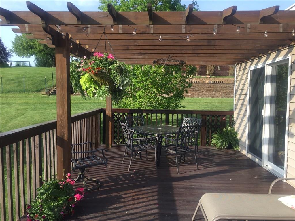 164 Heck Road Sarver, PA 16055 - Photo 17 of 24 24x12 deck with pergola leading from the dining room