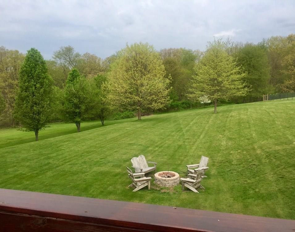 164 Heck Road Sarver, PA 16055 - Photo 23 of 24 View from deck overlooking the backyard and fire pit.