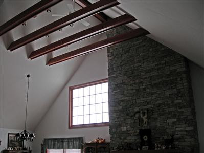 684 Ardery Road Paris, KY 40361 - Photo 14 of 32 Beams in ceiling of Great Room and pictu