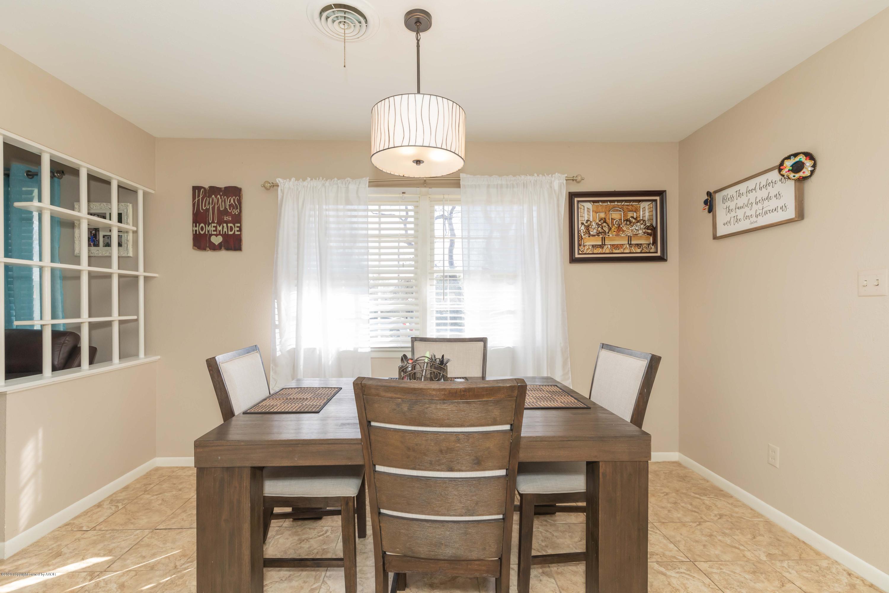 4712 South Bryan Street Amarillo, TX 79110 - Photo 12 of 36 a dining room with furniture and window