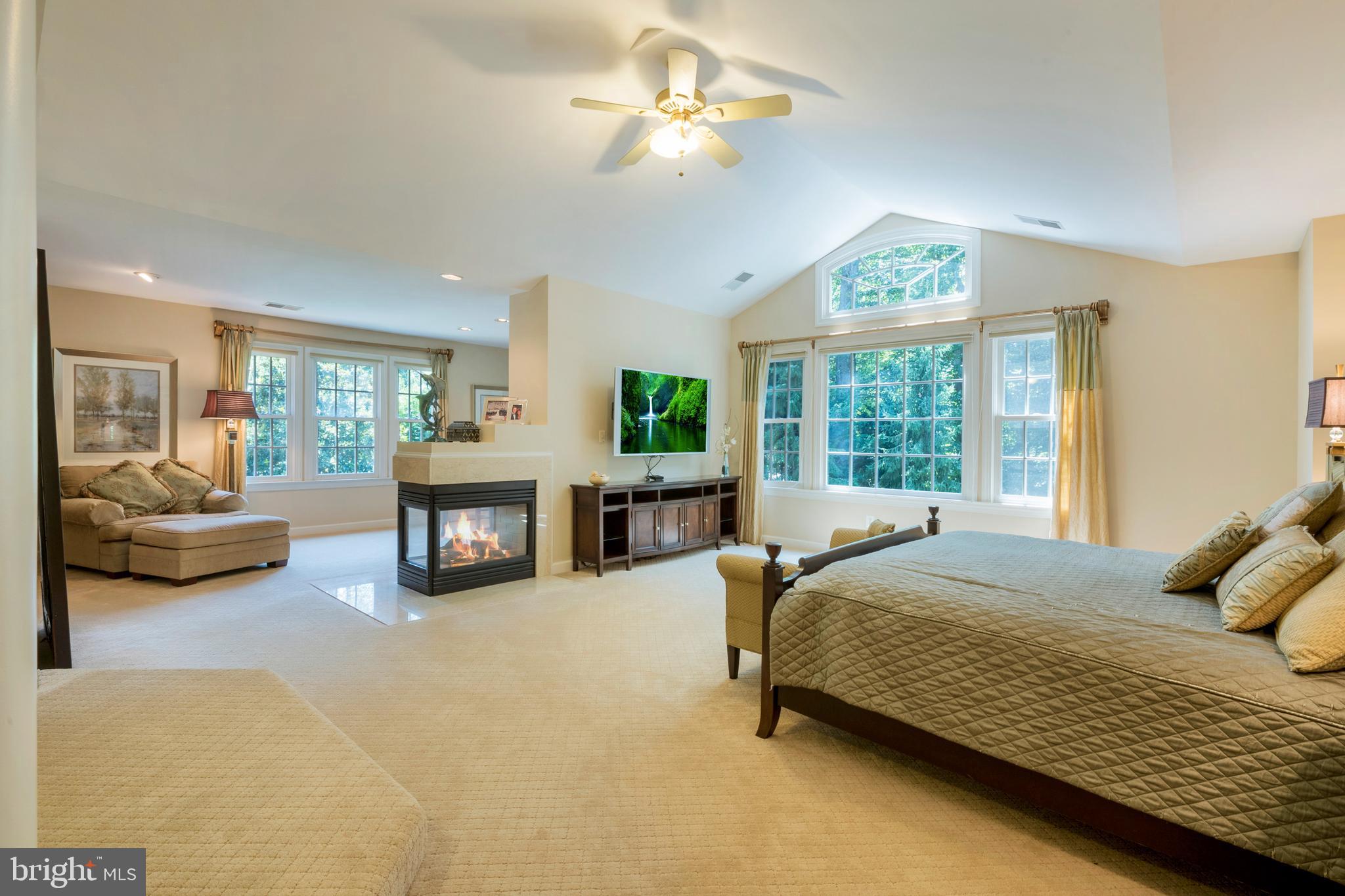 201 Morning Cloak Row Edgewater, MD 21037 - Photo 37 of 75 Owners suite w/ a vaulted ceiling & gas FP.