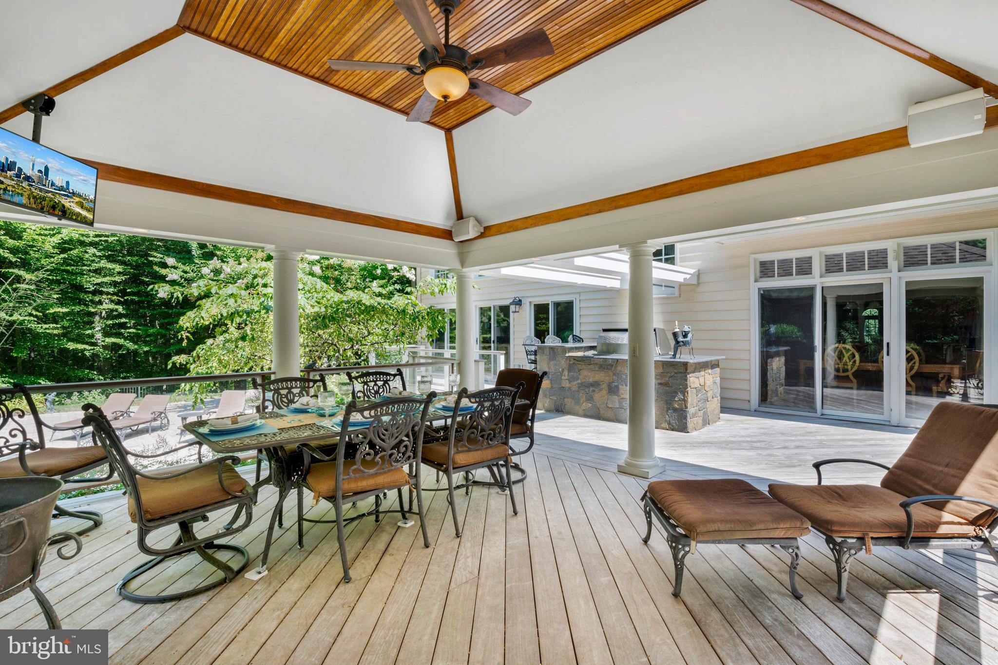 201 Morning Cloak Row Edgewater, MD 21037 - Photo 63 of 75 IPE decking, built in night lighting.