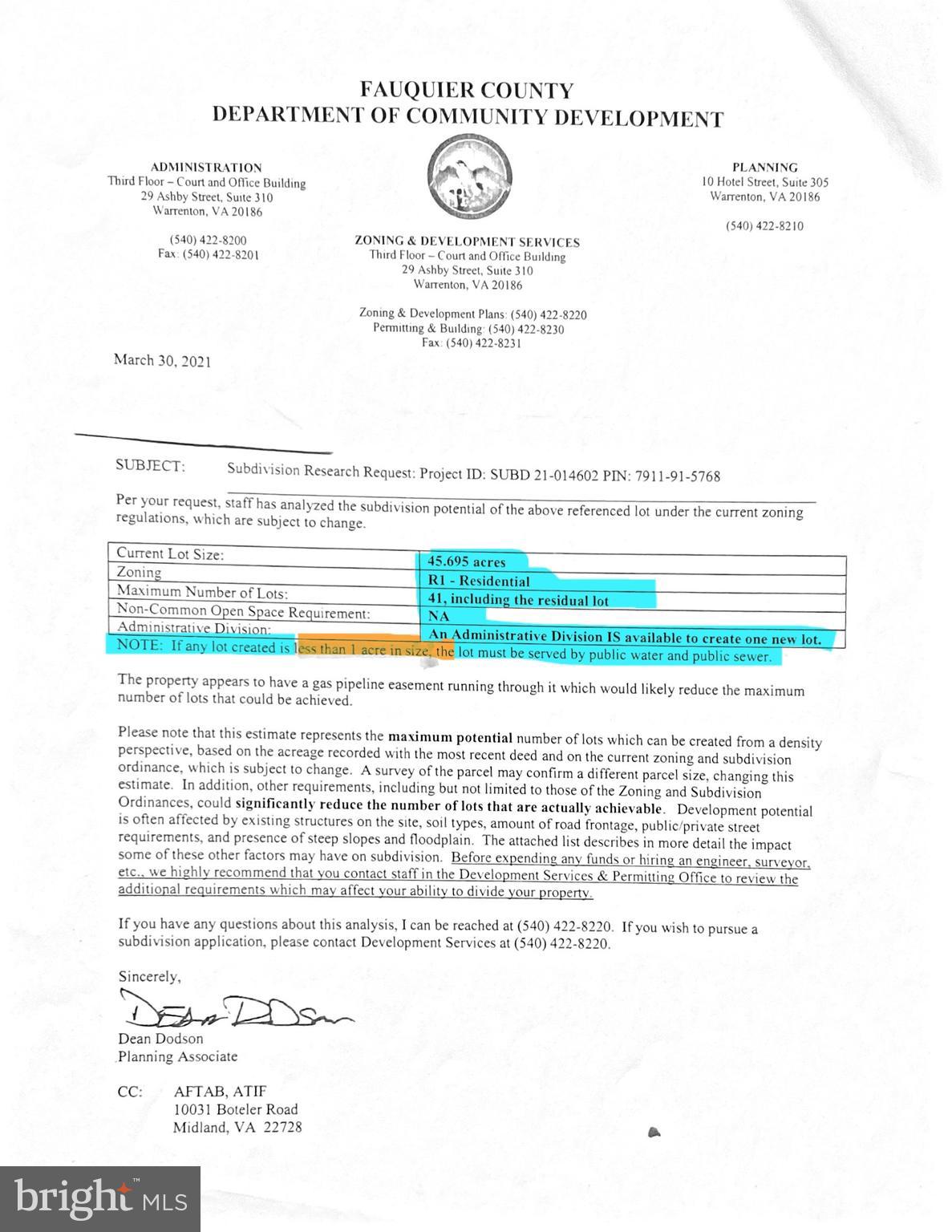 10031 Boteler Road Catlett, VA 20119 - Photo 4 of 5 10031 Boteler - 45 acre parcel