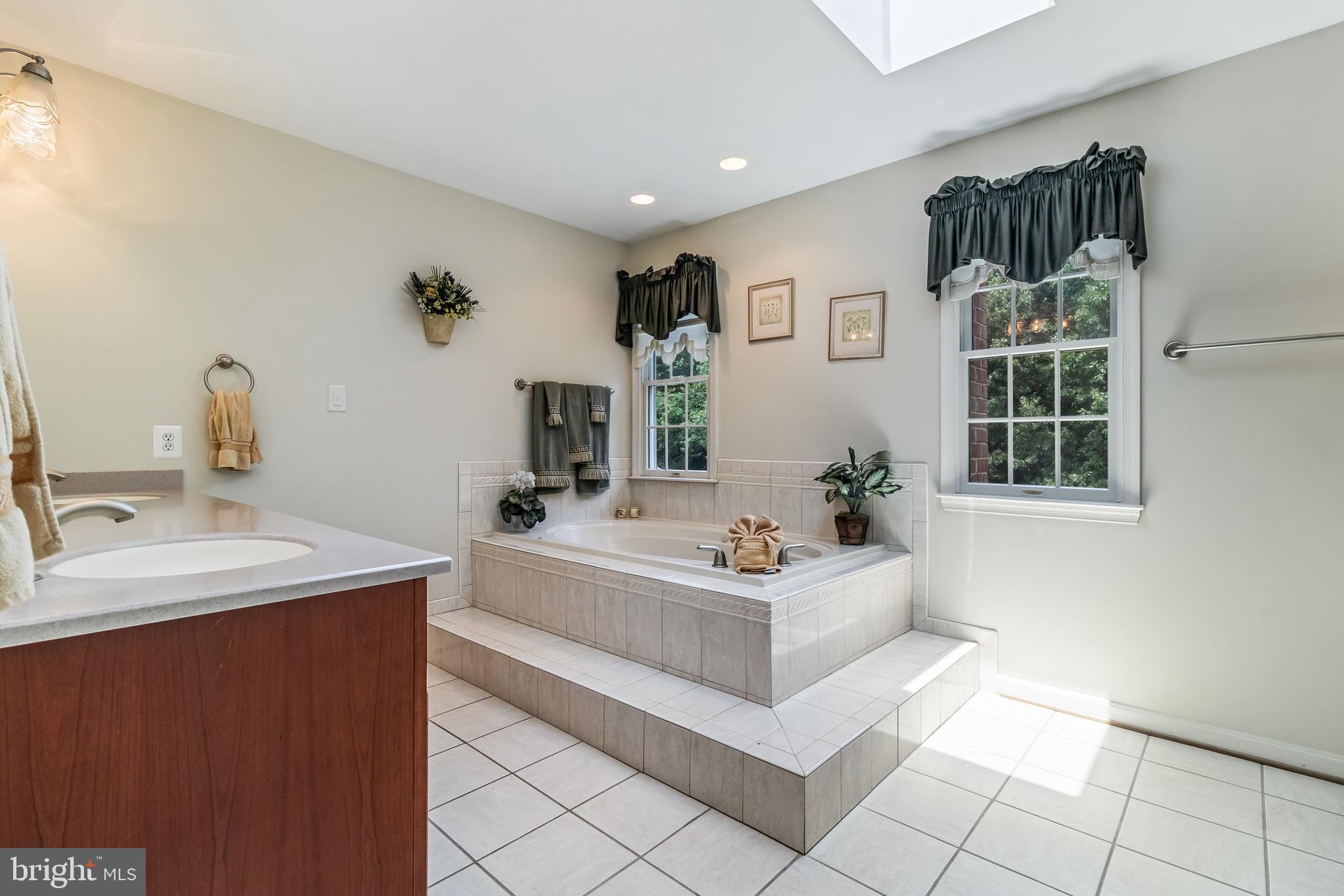 203 Morgans Ridge Court La Plata, MD 20646 - Photo 40 of 59 a spacious bathroom with a bathtub sink and mirror