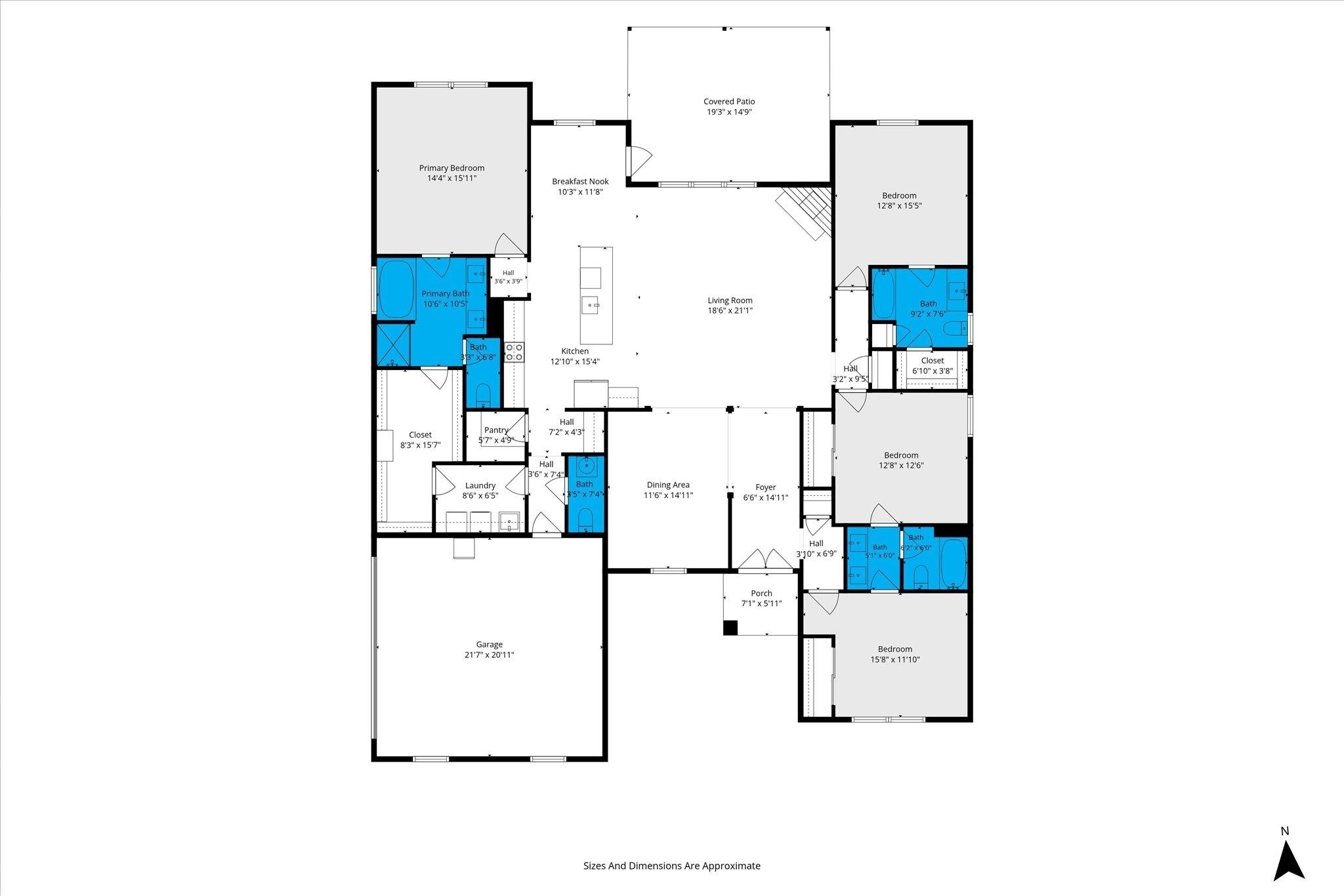 9074 Moses Way Theodore, AL 36582 - Photo 52 of 52 Floor plan