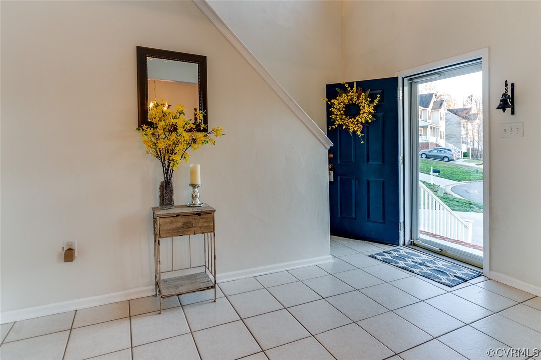 14742 Clover Ridge Lane Chesterfield, VA 23832 - Photo 3 of 26 Spacious and bright foyer. Ceramic tile and plenty