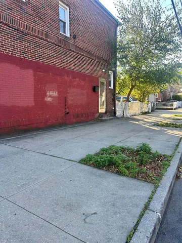 a backyard of a house