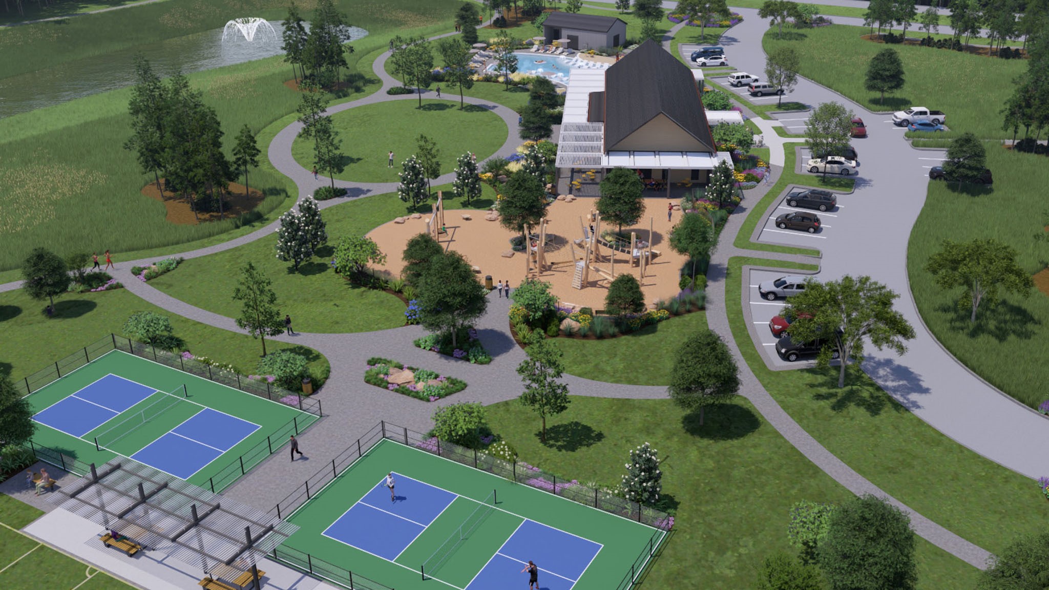 22314 Japanese Maple Lane Hockley, TX 77447 - Photo 6 of 13 an aerial view of a house with a garden