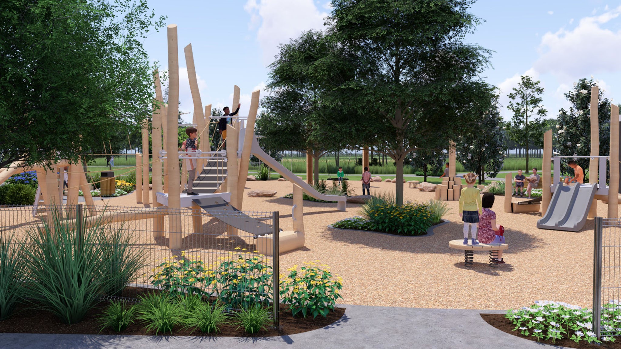 22314 Japanese Maple Lane Hockley, TX 77447 - Photo 9 of 13 a view of a park with swings