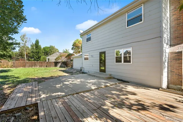 a house view with a garden space