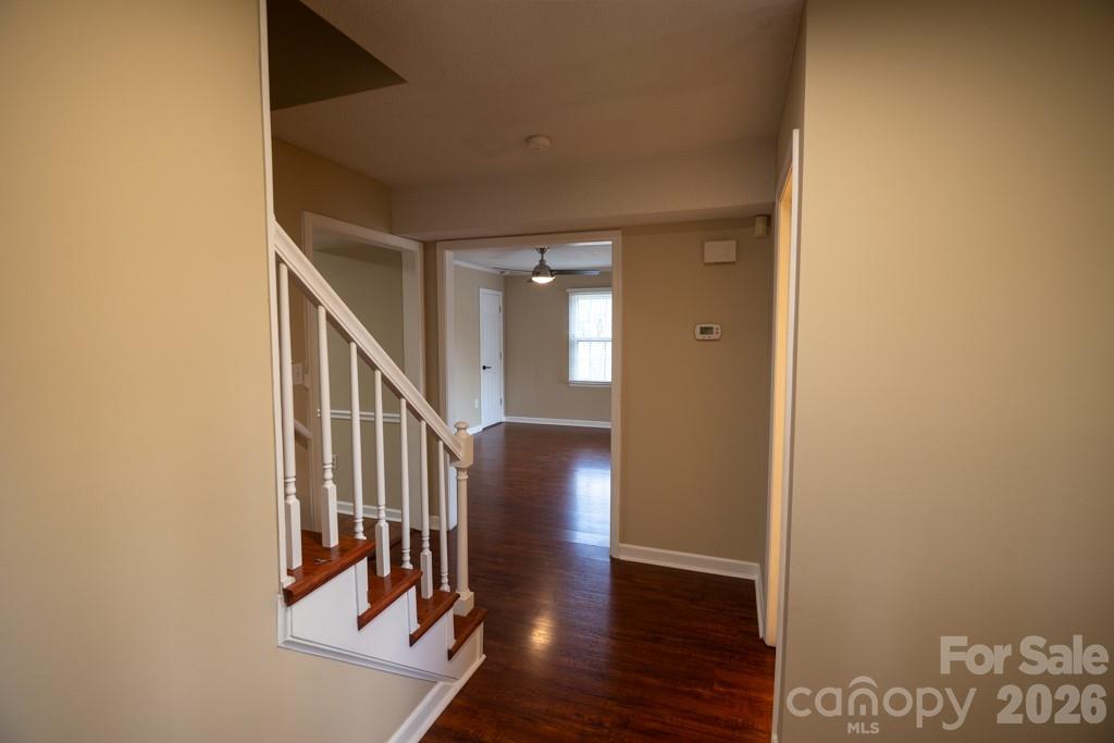 2232 Lawton Bluff Road Charlotte, NC 28226 - Photo 14 of 42 a view of entryway with wooden floor
