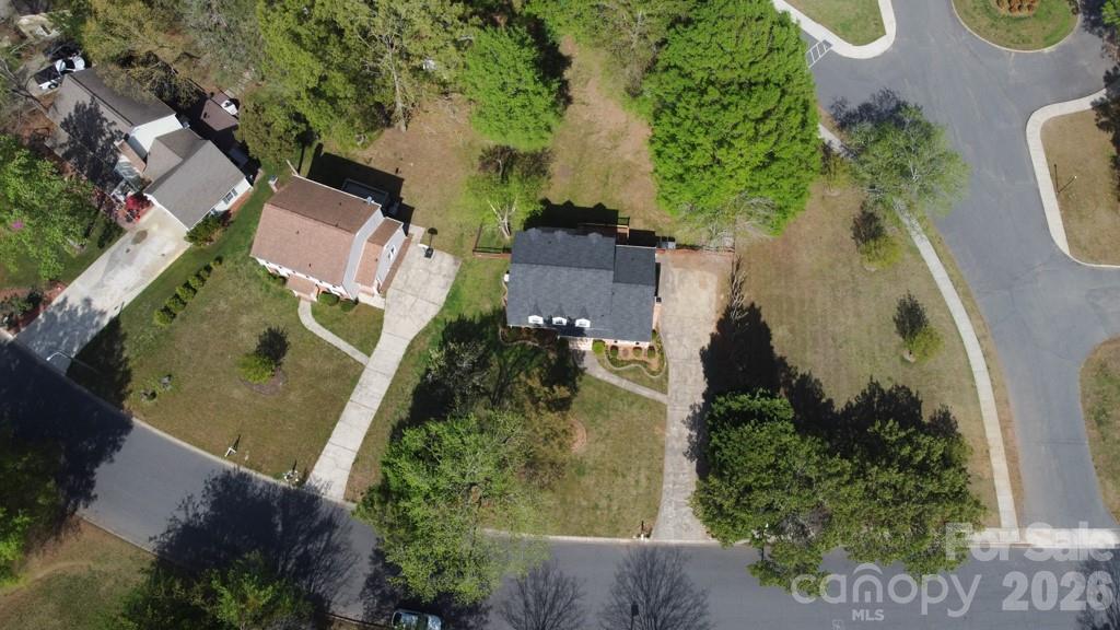 2232 Lawton Bluff Road Charlotte, NC 28226 - Photo 4 of 42 an aerial view of a house with outdoor space