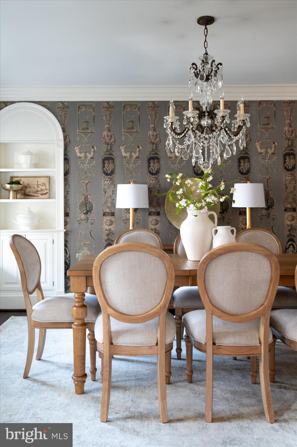 4221 Fordham Road Northwest Washington, DC 20016 - Photo 11 of 36 Dining Room with stunning chandelier