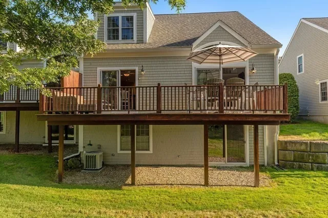 a view of a house with a balcony