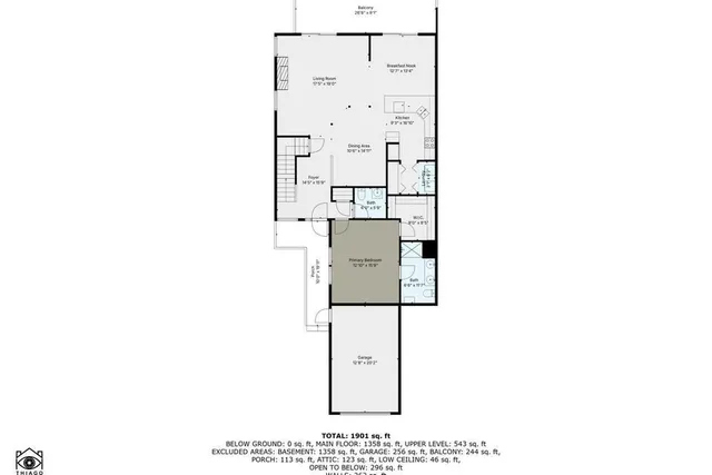 a picture of floor plan