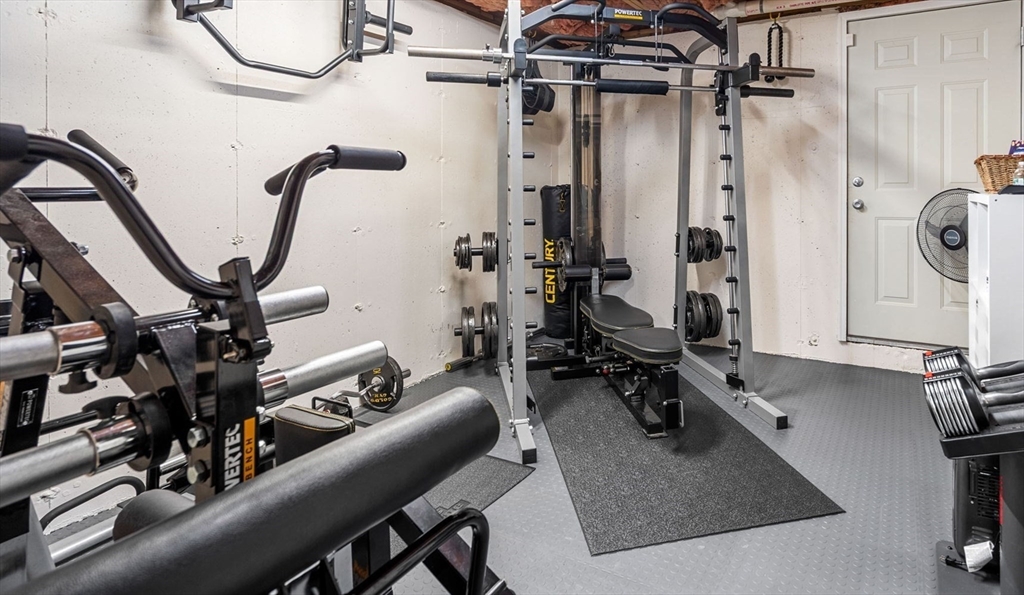 28 Andrews Farm Road Boxford, MA 01921 - Photo 34 of 42 a view of a room with gym equipment
