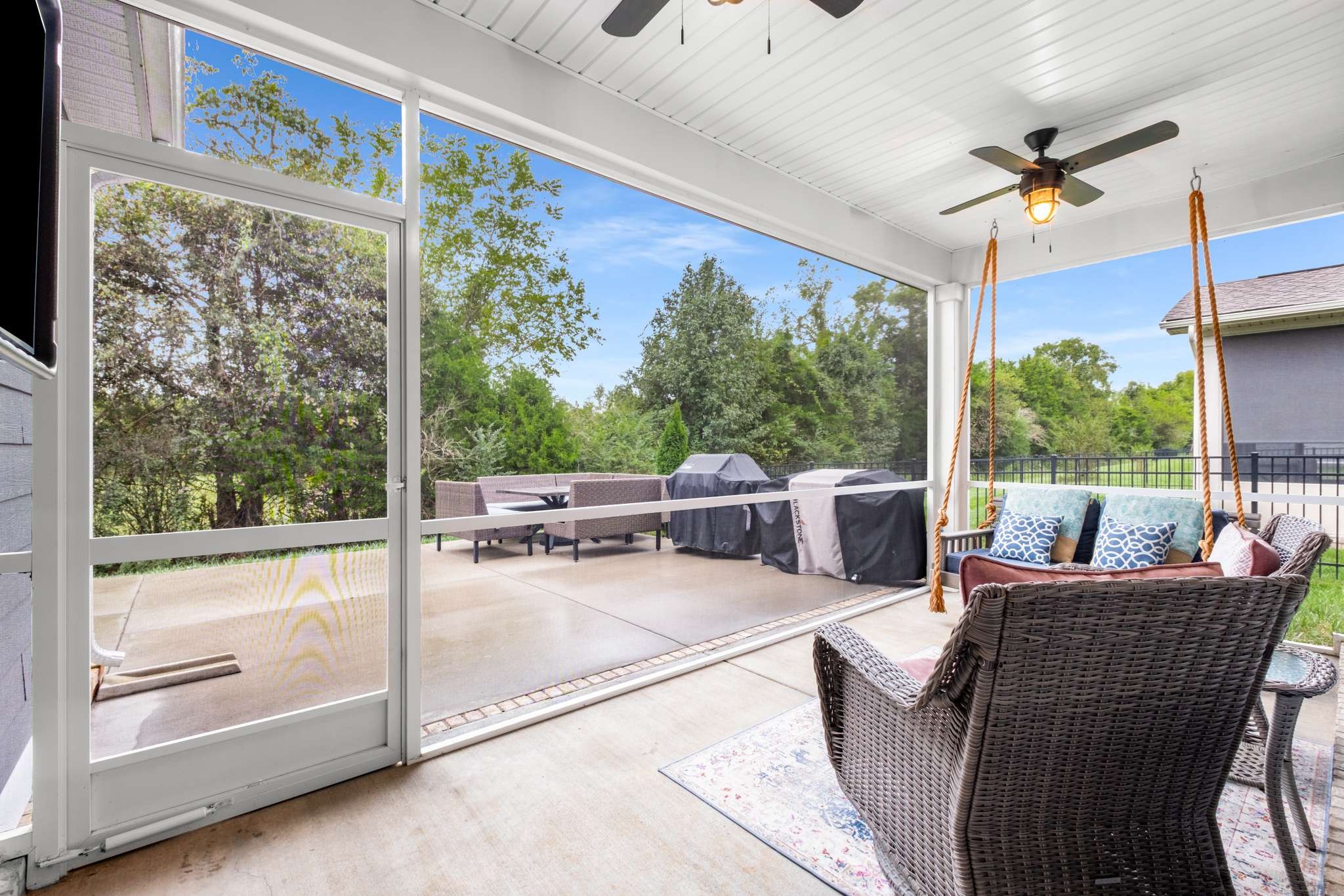 3122 Rift Lane Murfreesboro, TN 37130 - Photo 43 of 55 a living room with furniture and a floor to ceiling window