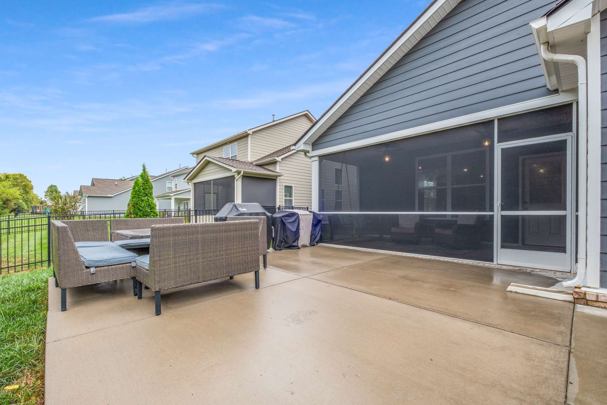 3122 Rift Lane Murfreesboro, TN 37130 - Photo 46 of 55 a backyard of a house with table and chairs
