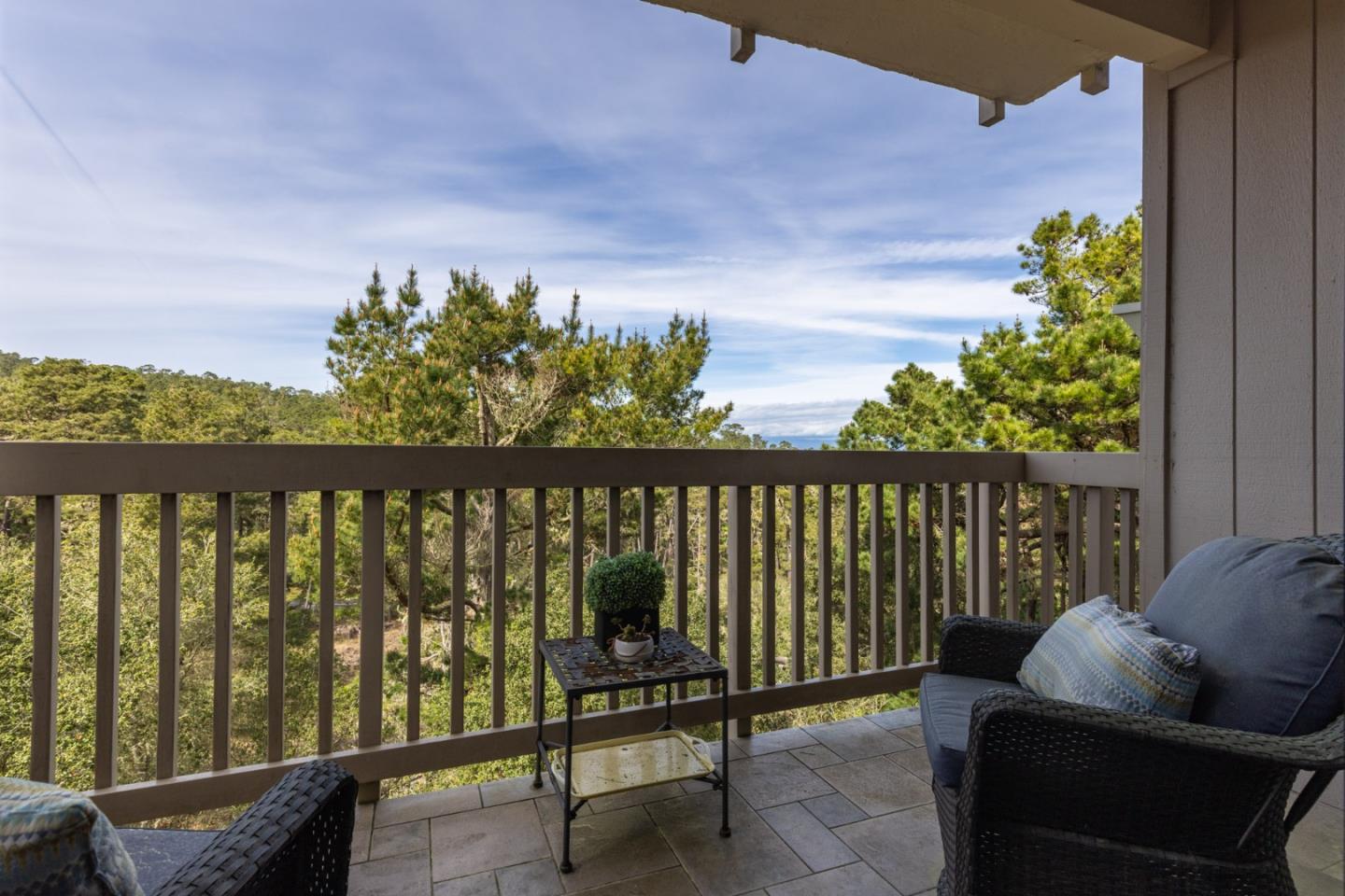 20 Shepherd's Knoll Pebble Beach, CA 93953 - Photo 7 of 23 a balcony with wooden floor