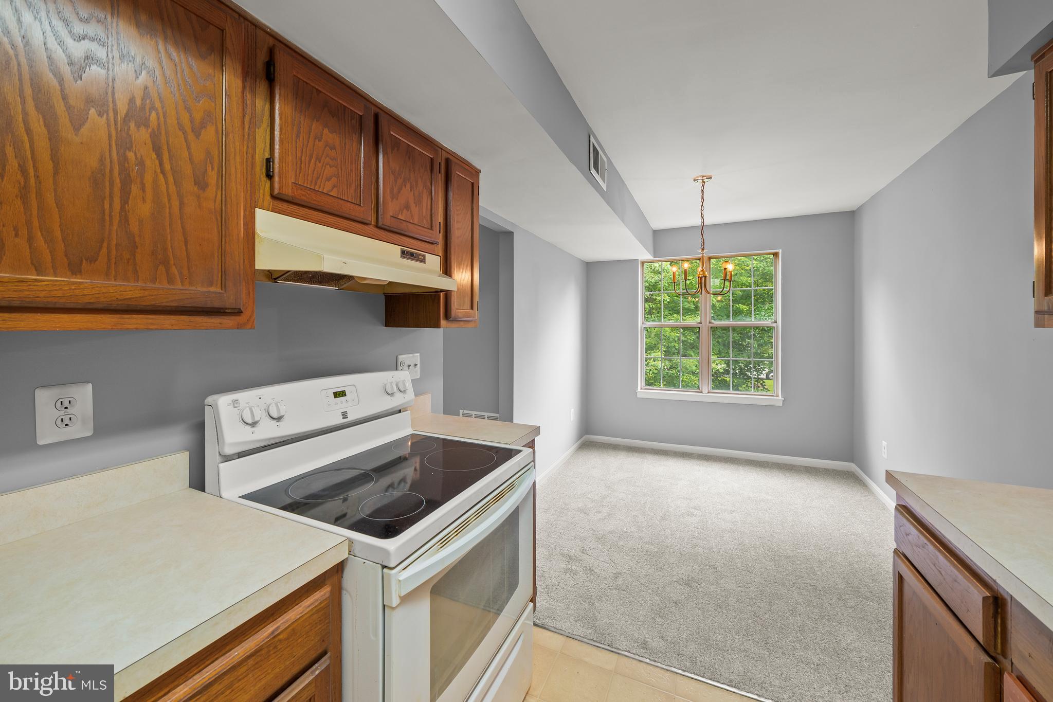 6 Normandy Square Court, Unit 2CF Silver Spring, MD 20906 - Photo 22 of 42 a kitchen with a stove and a sink